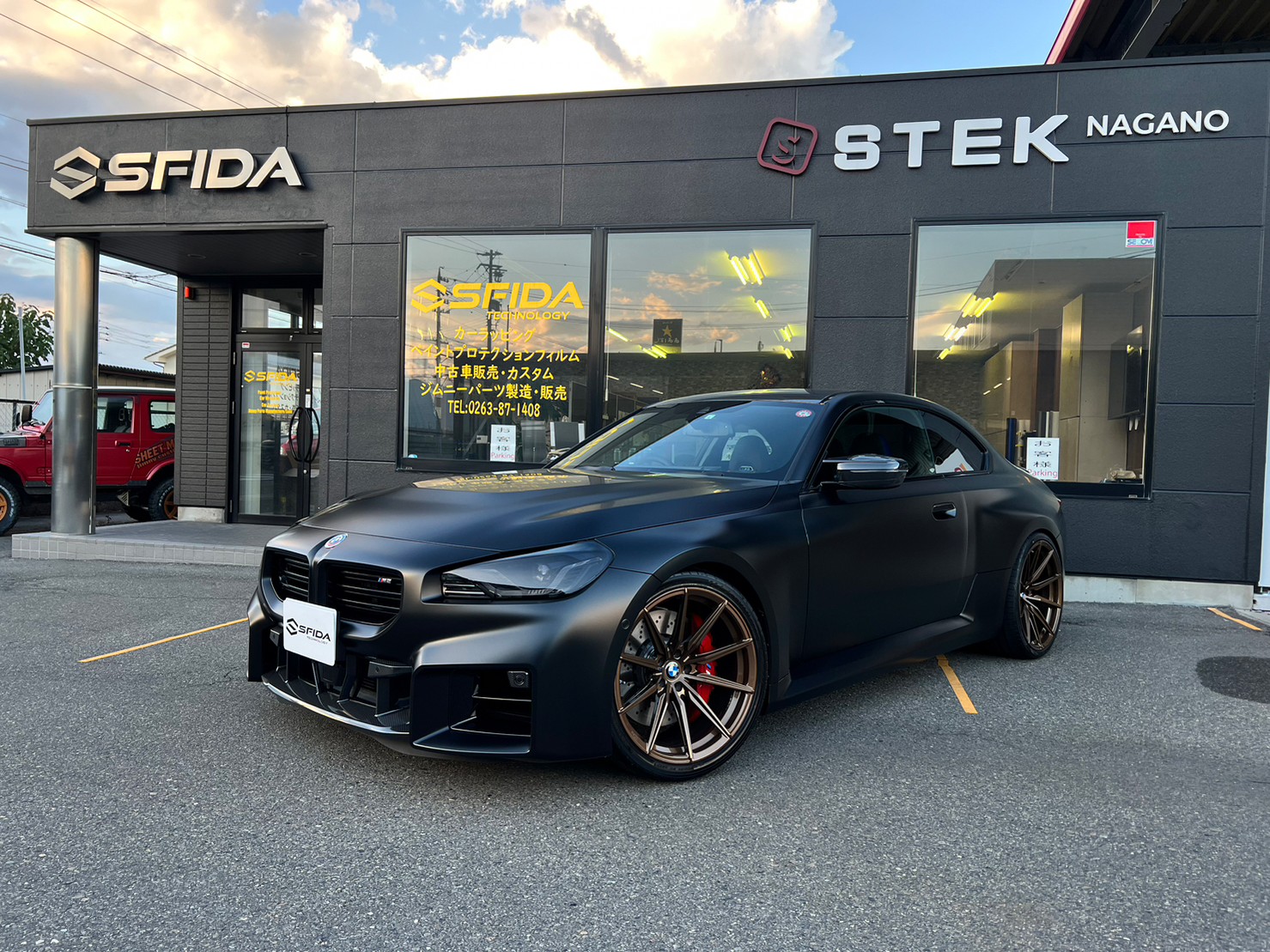 BMW M2(G87) カスタムpart4(ホイール交換) - 長野県松本市の BMW M2(G87) カスタムpart4(ホイール交換) - 長野県松本市の