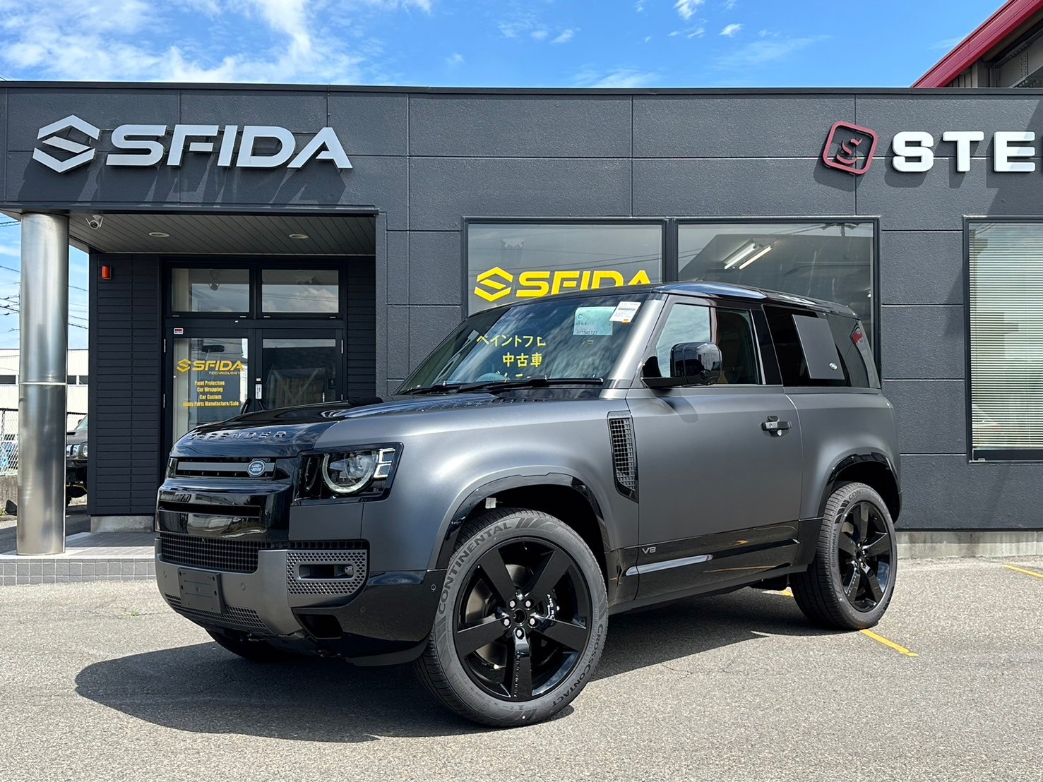 ランドローバー ディフェンダー90 プロテクションフィルム施工 - 長野