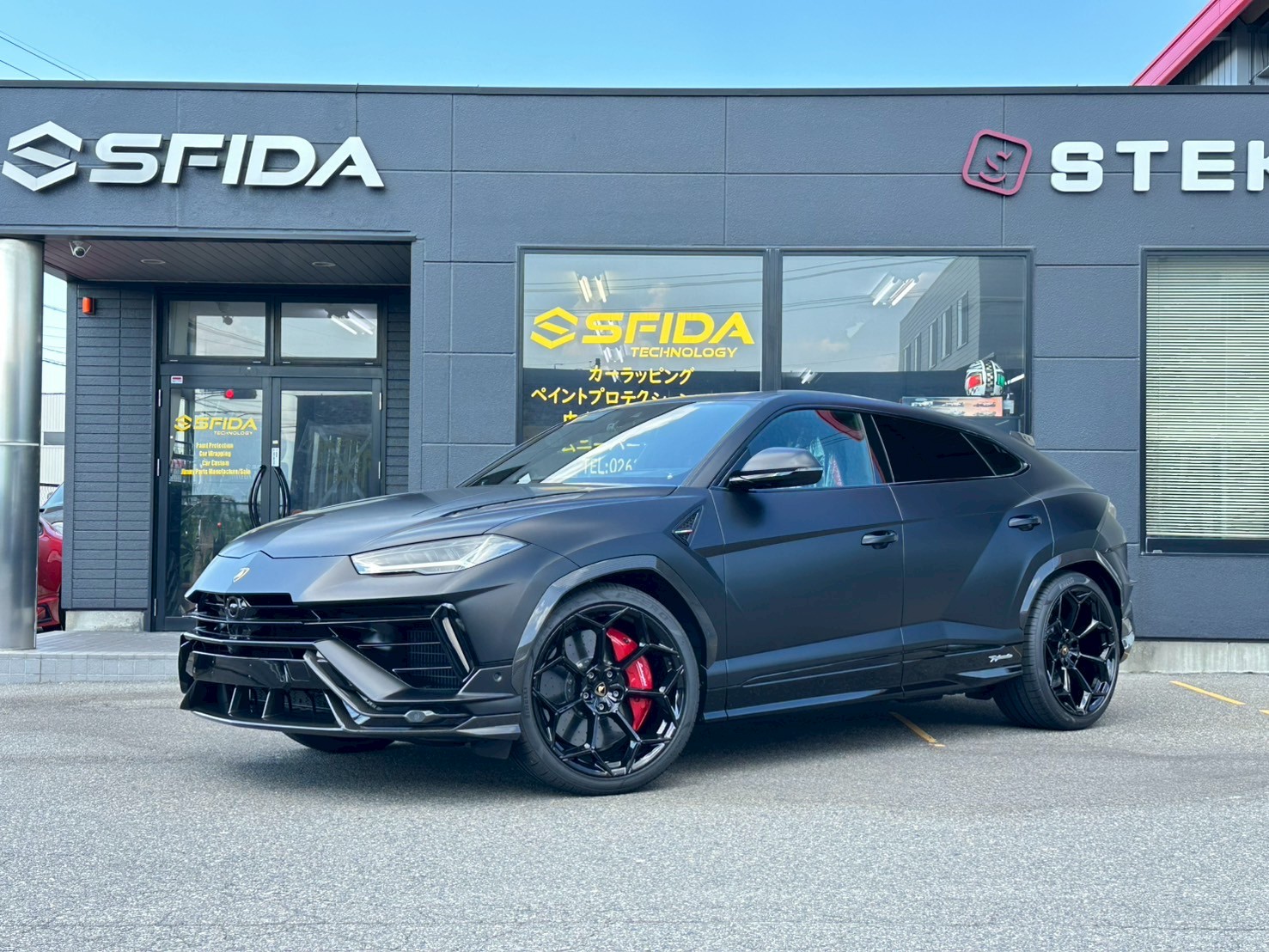 ランボルギーニ ウルス ペルフォルマンテ プロテクションフィルム施工